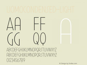 ☞UomoCondensed-Light 1.000; ttfautohint (v0.95) -d;com.myfonts.easy.latinotype.uomo.condensed-light.wfkit2.version.4gUn图片样张