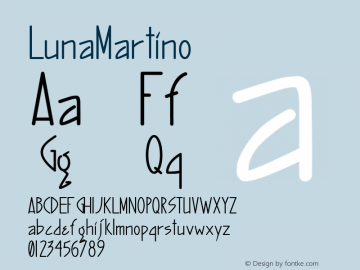 ☞LunaMartino 001.000;com.myfonts.easy.dsgnhaus.luna-martino.regular.wfkit2.version.2XKK图片样张