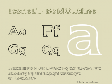 ☞Icone LT Bold Outline Version 1.04;com.myfonts.easy.linotype.icone-lt.bold-outline.wfkit2.version.3Hmy图片样张