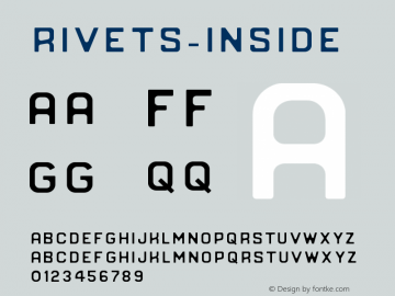 ☞Rivets-Inside Version 1.00; ttfautohint (v1.5);com.myfonts.easy.pelavin.rivets.inside.wfkit2.version.4x5X图片样张