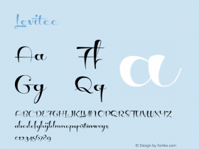 ☞Levitee 001.000;com.myfonts.mawns.levitee.regular.wfkit2.3DYw图片样张