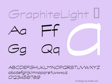 ☞Graphite Light Version 1.1 :Latin 1,2 & 5; ttfautohint (v1.5);com.myfonts.easy.mti.graphite.light.wfkit2.version.smA图片样张