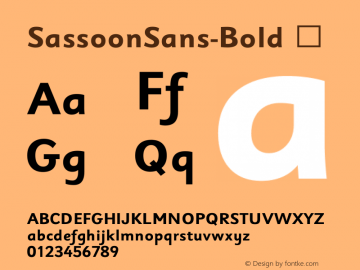 ☞Sassoon Sans Bold 1.0 11/03/96;com.myfonts.easy.mti.sassoon.sans-bold.wfkit2.version.3MFn图片样张