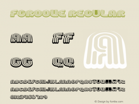 Fgroove Regular Version 001.000 Font Sample