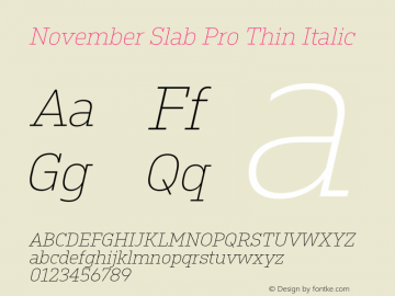 November Slab Pro Thin Ita Version 1.0; 2018图片样张