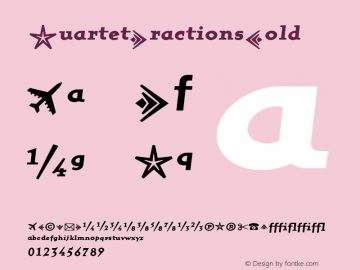 ☞QuartetFractionsBold Version 1.0; release; ttfautohint (v1.5);com.myfonts.easy.emigre.quartet.fractions-bold.wfkit2.version.MD4图片样张