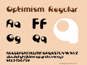 Optimism Regular Version 1.000;PS 001.000;hotconv 1.0.38 Font Sample