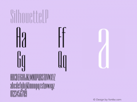 ☞Silhouette LP Version 4.000;com.myfonts.letterperfect.silhouette.silhouette.wfkit2.33MQ图片样张