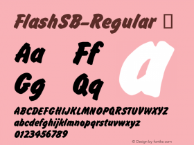 ☞FlashSB-Regular Version 3.01 2014; ttfautohint (v1.5);com.myfonts.easy.efscangraphic.flash-sb.regular.wfkit2.version.4rL2图片样张