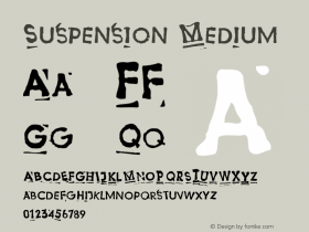 Suspension Medium 001.000 Font Sample