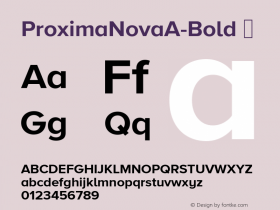 ☞Proxima Nova A Bold Version 3.012;com.myfonts.easy.marksimonson.proxima-nova.a-bold.wfkit2.version.4S8J图片样张