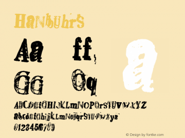 ☞Hanbuhrs 001.000;com.myfonts.easy.dsgnhaus.hanbuhrs.regular.wfkit2.version.2XAx图片样张