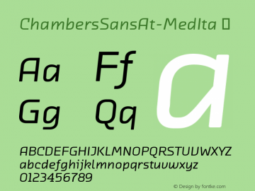 ☞ChambersSansAt-MedIta Version 7.504; 2008; ttfautohint (v1.5);com.myfonts.easy.fontfont.chambers-sans.at-med-ita.wfkit2.version.39un图片样张