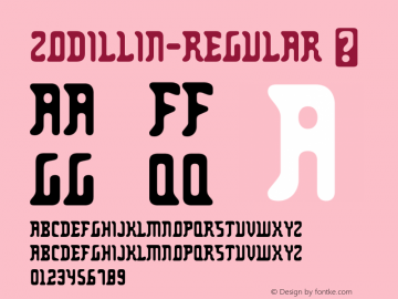 ☞Zodillin-Regular Version 4.000;com.myfonts.typodermic.zodillin.regular.wfkit2.3QWr图片样张