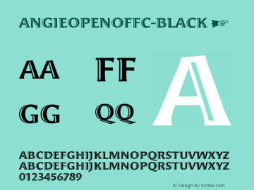 ☞Angie Open Offc Black Version 7.504; 2010; Build 1003;com.myfonts.easy.fontfont.ff-angie.open-offc-black.wfkit2.version.3Y8i图片样张