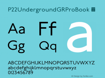 ☞P22UndergroundGRProBook Version 3.000; ttfautohint (v1.5);com.myfonts.easy.p22.underground-basic.gr-pro-book.wfkit2.version.46uD图片样张