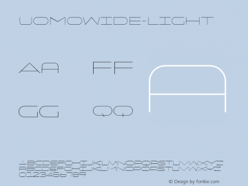 ☞UomoWide-Light Version 1.000;PS 001.001;hotconv 1.0.56;com.myfonts.easy.latinotype.uomo.wide-light.wfkit2.version.4gUH图片样张