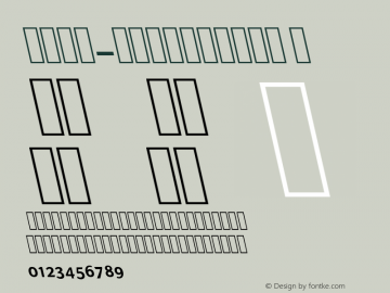 ☞Sada-BoldItalic Version 1.000;com.myfonts.easy.arabetics.sada.bold-italic.wfkit2.version.4rvf图片样张