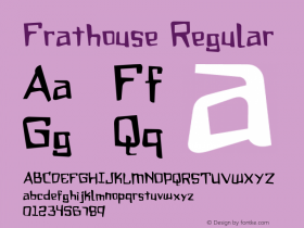 Frathouse Regular Version 001.000图片样张