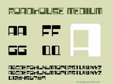 Roadhouse Medium Version 001.000图片样张