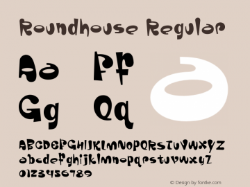 Roundhouse Regular 001.000 Font Sample