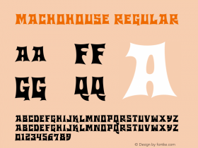 Machohouse Regular Version 001.000图片样张