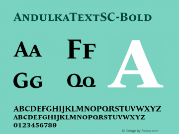 ☞Andulka Text SC Bold 001.000;com.myfonts.easy.storm.andulka.text-sc-bold.wfkit2.version.2fHr图片样张