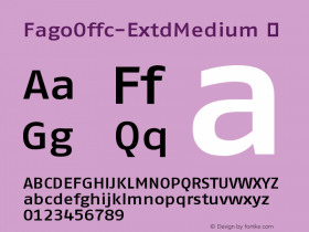 ☞Fago Offc Extd Medium Version 7.504; 2009; Build 1020; ttfautohint (v1.5);com.myfonts.easy.fontfont.fago-office.offc-extended-medium.wfkit2.version.3Y13图片样张