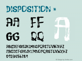 ☞Disposition Version 1.000; ttfautohint (v0.95) -d;com.myfonts.easy.pizzadude.disposition.regular.wfkit2.version.4CJF图片样张