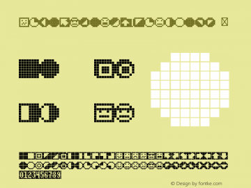 ☞Pixa Square Dingbats Version 2.002;PS 002.002;hotconv 1.0.70;makeotf.lib2.5.58329;com.myfonts.easy.ayi-studio.pixa-square.dingbats.wfkit2.version.4L7k图片样张