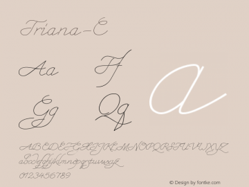 ☞Triana-C Version 001.000; ttfautohint (v1.5);com.myfonts.easy.wiescherdesign.triana.c.wfkit2.version.4kgW图片样张
