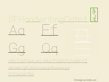 ☞SF HandwritingDoted Version 1.00;January 21, 2018;FontCreator 11.0.0.2366 64-bit;com.myfonts.easy.sultan-fonts.sf-handwriting.doted.wfkit2.version.4ZHh图片样张