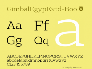 ☞Gimbal Egyptian Extended Book Version 1.000;com.myfonts.easy.aviation.gimbal-egyptian.extended-book.wfkit2.version.52hs图片样张