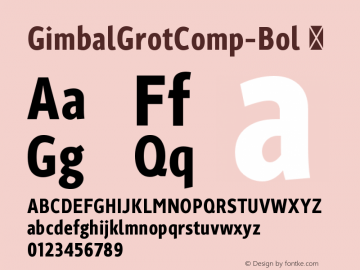 ☞Gimbal Grotesque Compressed Bold Version 1.000; ttfautohint (v1.5);com.myfonts.easy.aviation.gimbal-grotesque.compressed-bold.wfkit2.version.52Df图片样张