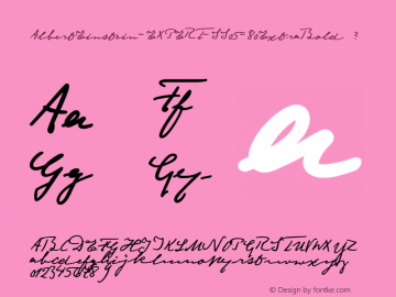 ☞Albert Einstein StylisticSet-05 80 Extra Bold Version 1.040;com.myfonts.easy.harald-geisler.albert-einstein.stylistic-set-05-80-extrabold.wfkit2.version.4NU9图片样张