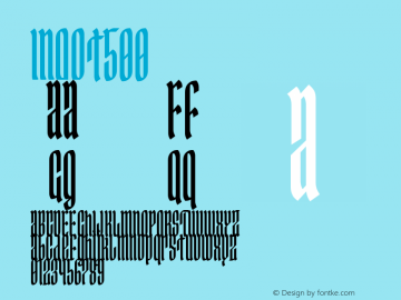 ☞Ingot500 Version 001.001 ;com.myfonts.easy.andrey-kudryavtsev.ingot.regular-500.wfkit2.version.56MY图片样张