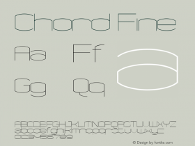 Chord Fine Macromedia Fontographer 4.1 6/10/01图片样张