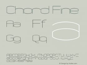 Chord Fine Macromedia Fontographer 4.1 6/10/01 Font Sample