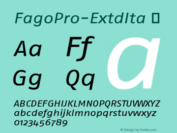 ☞FagoPro-ExtdIta Version 7.504; 2007; Build 1020; ttfautohint (v1.5);com.myfonts.easy.fontfont.ff-fago.pro-extended-regular-italic.wfkit2.version.3DKi图片样张