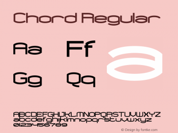 Chord Regular 001.000图片样张