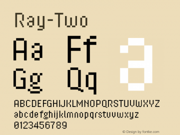 ☞Ray Two Version 1.000;PS 001.000;hotconv 1.0.88;makeotf.lib2.5.64775; ttfautohint (v1.5);com.myfonts.easy.indian-type-foundry.ray.two.wfkit2.version.59TL图片样张