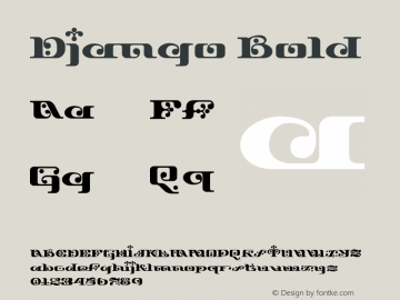 Django Bold Version 001.000图片样张