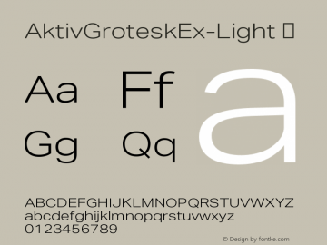 ☞Aktiv Grotesk Ex Light Version 1.001; ttfautohint (v1.5);com.myfonts.easy.daltonmaag.aktiv-grotesk.ex-light.wfkit2.version.5ewi图片样张