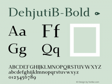 ☞Dehjuti B Bold Version 1.1 ;com.myfonts.easy.io-media.dehjuti.b-bold.wfkit2.version.5fWo图片样张