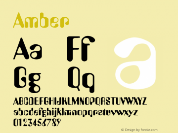 ☞Amber Version 1.000; ttfautohint (v1.5);com.myfonts.easy.softmaker.amber.regular.wfkit2.version.5far图片样张