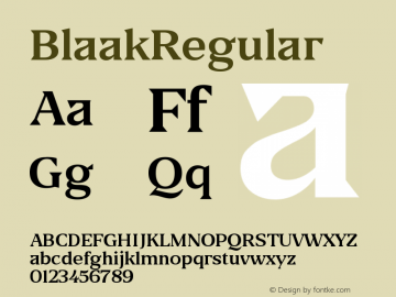 ☞BlaakRegular Version 2.000; ttfautohint (v1.5);com.myfonts.easy.mawns.blaak.regular.wfkit2.version.5hEJ图片样张