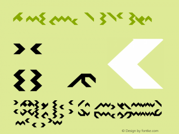 ☞Borders Zig Zag Two Version 001.003 ; ttfautohint (v1.5);com.myfonts.easy.mti.borders.zig-zag-two.wfkit2.version.sZ9图片样张