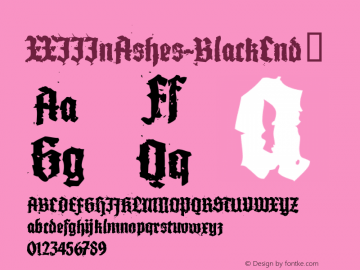 ☞XXII InAshes Black Cnd Version 1.001;PS 001.001;hotconv 1.0.70;makeotf.lib2.5.58329;com.myfonts.easy.doubletwo.xxii-inashes.black-condensed.wfkit2.version.5jLV图片样张