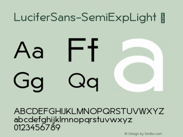 ☞Lucifer Sans SemiExp Light Version 1.007;hotconv 1.0.109;makeotfexe 2.5.65596; ttfautohint (v1.5);com.myfonts.easy.daniel-brokstad.lucifer-sans.semiexpanded-light.wfkit2.version.5iYK图片样张