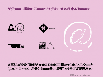 ☞Hand Print Stamp Rough Icons 1; ttfautohint (v1.5);com.myfonts.easy.typographicdesign.hand-print-stamp-rough.icons.wfkit2.version.54jS图片样张